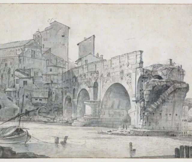 View of the Ponte Rotto in Rome, Seen from the East